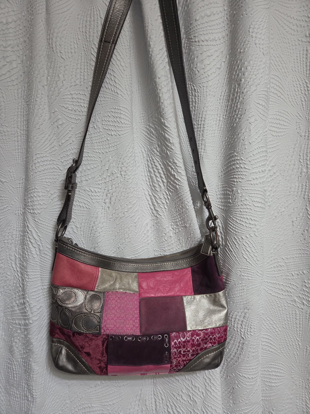 Coach Soho Mixed-Media Holiday Patchwork Satchel/crossbody. 2008